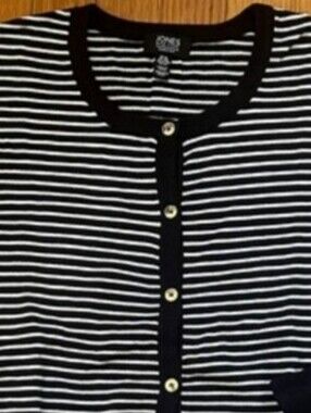 Jones New York striped cardigan